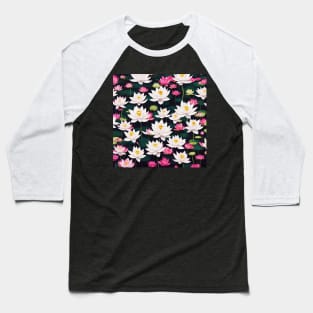 Lovely Lily Lotus Baseball T-Shirt